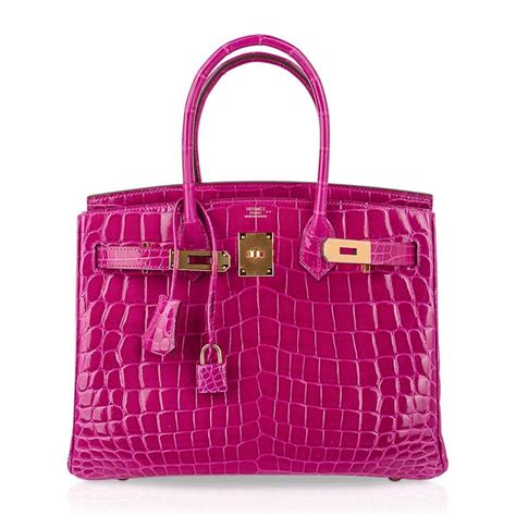 birkin hermes rosa|Hermes Birkin pink crocodile.